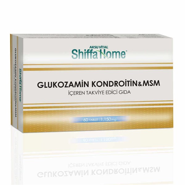 Kuazar Aksu Vital Glukozamin Kondroitin & MSM 60 Tablet