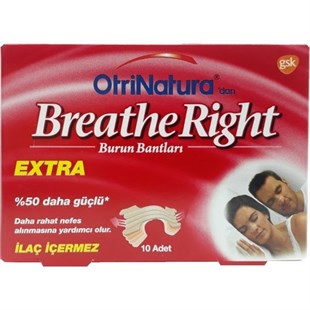 BreatheBreathe Right Extra Burun Bandı 10´Lu