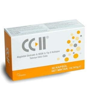 Cc-llCc-II 30 Kapsül - Akgünlük Ekstraktı & Msm & Tip 2 Kollajen Takviye Edici Gıda