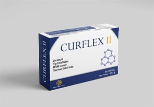 Kuazar İlaç Curflex II - Tip 2 Kolajen ve Zerdeçal içeren Gıda Takviyesi 30 Kapsül