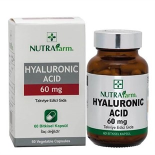 Kuazar Nutrafarm Hyaluronik Asit 60 mg 60 Kapsül