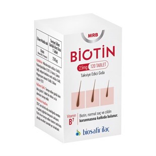 MRB Biotin 2,5 mg 120 Tablet