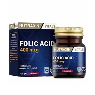 NUTRAXİN Nutraxin Folic Acid 400 mcg 100 Tablet