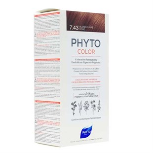 Phyto Phytocolor Bitkisel Saç Boyası 7.43 - Kumral Bakır Dore Yeni Formül
